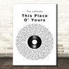 The Lathums This Place O' Yours Vinyl Record Song Lyric Print