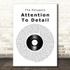 The Polygons Attention To Detail Vinyl Record Song Lyric Print