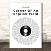 Tribes Corner Of An English Field Vinyl Record Song Lyric Print