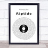 Vance Joy Riptide Vinyl Record Song Lyric Print