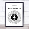 Blossoms Charlemagne Vinyl Record Song Lyric Print