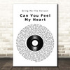 Bring Me The Horizon Can You Feel My Heart Vinyl Record Song Lyric Print