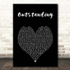 The Gap Band Outstanding Black Heart Song Lyric Print