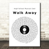 High School Musical Cast Walk Away Vinyl Record Song Lyric Wall Art Print
