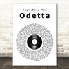 Rag'n'Bone Man Odetta Vinyl Record Song Lyric Wall Art Print