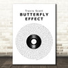 Travis Scott BUTTERFLY EFFECT Vinyl Record Song Lyric Wall Art Print