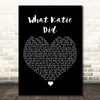 The Libertines What Katie Did Black Heart Song Lyric Print