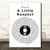 Erasure Little Respect Vinyl Record Song Lyric Wall Art Print