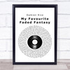 Damien Rice My Favourite Faded Fantasy Vinyl Record Song Lyric Wall Art Print