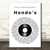 Everly Pregnant Brothers Hendo's Vinyl Record Song Lyric Wall Art Print