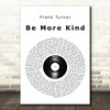 Frank Turner Be More Kind Vinyl Record Song Lyric Wall Art Print