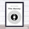 Gerry Cinnamon The Bonny Vinyl Record Song Lyric Wall Art Print