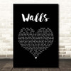 The Lumineers Walls Black Heart Song Lyric Print
