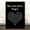 The Red Jumpsuit Apparatus Your Guardian Angel Black Heart Song Lyric Print