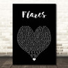 The Script Flares Black Heart Song Lyric Print