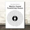 The Style Council Walls Come Tumbling Down Vinyl Record Song Lyric Quote Music Print