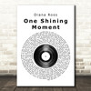 Diana Ross One Shining Moment Vinyl Record Song Lyric Quote Print