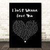 The Shires I Just Wanna Love You Black Heart Song Lyric Print