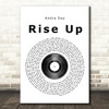 Andra Day Rise Up Vinyl Record Song Lyric Quote Print