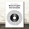 Barry Manilow Moonlight Serenade Vinyl Record Song Lyric Quote Print