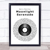 Barry Manilow Moonlight Serenade Vinyl Record Song Lyric Quote Print