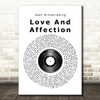 Joan Armatrading Love And Affection Vinyl Record Song Lyric Quote Print