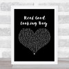 The Who Real Good Looking Boy Black Heart Song Lyric Print