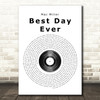 Mac Miller Best Day Ever Vinyl Record Song Lyric Quote Print