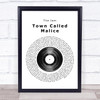 The Jam Town Called Malice Vinyl Record Song Lyric Quote Print