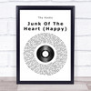 The Kooks Junk Of The Heart (Happy) Vinyl Record Song Lyric Quote Print