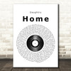 Daughtry Home Vinyl Record Song Lyric Print