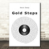 Neck Deep Gold Steps Vinyl Record Song Lyric Print