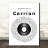 Parkway Drive Carrion Vinyl Record Song Lyric Print