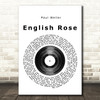 Paul Weller English Rose Vinyl Record Song Lyric Print