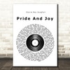 Stevie Ray Vaughan Pride And Joy Vinyl Record Song Lyric Print