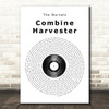 The Wurzels Combine Harvester Vinyl Record Song Lyric Print