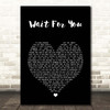 Tom Walker Wait for You Black Heart Song Lyric Print
