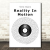Tame Impala Reality In Motion Vinyl Record Song Lyric Print