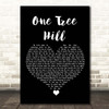 U2 One Tree Hill Black Heart Song Lyric Print