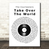 The Courteeners - Take Over The World Vinyl Record Song Lyric Quote Print
