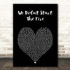 Billy Joel We Didn't Start The Fire Black Heart Song Lyric Print