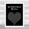 Billy Joel We Didn't Start The Fire Black Heart Song Lyric Print