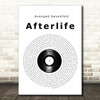 Avenged Sevenfold Afterlife Vinyl Record Song Lyric Print