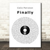 CeCe Peniston Finally Vinyl Record Song Lyric Print