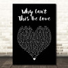 Van Halen Why Can't This Be Love Black Heart Song Lyric Print
