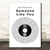 Van Morrison Someone Like You Vinyl Record Song Lyric Quote Print