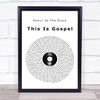 Panic At The Disco This Is Gospel Vinyl Record Song Lyric Print