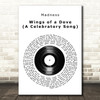 Madness Wings of a Dove (A Celebratory Song) Vinyl Record Song Lyric Music Art Print