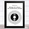 Madness Wings of a Dove (A Celebratory Song) Vinyl Record Song Lyric Music Art Print