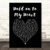 W.A.S.P. Hold on to My Heart Black Heart Song Lyric Print